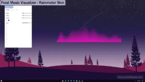 Frost Visualizer Rainmeter Skin