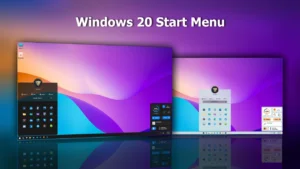Windows 20 Start Menu Rainmeter Skin